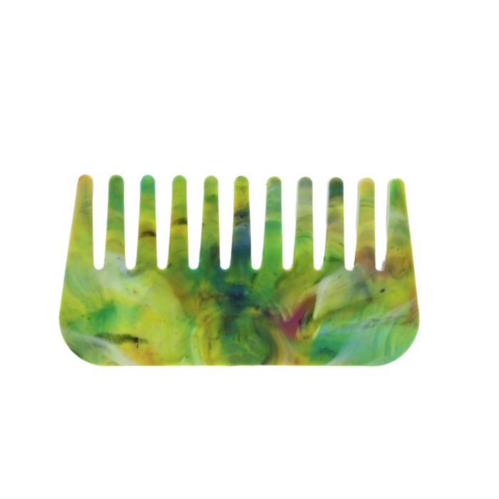 wallet comb green recycled plastic